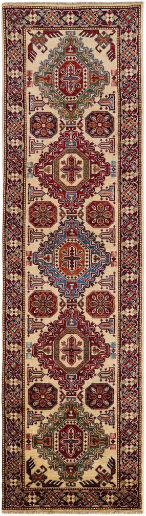 2' 6 x 8' 10 Hand Knotted Kazak Runner Rug