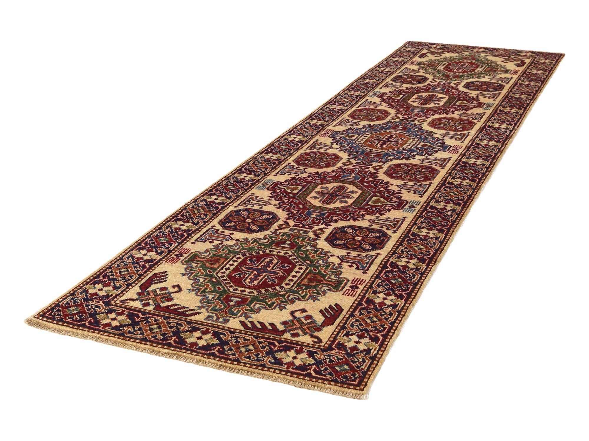 2' 6 x 8' 11 Hand Knotted Kazak Runner Rug