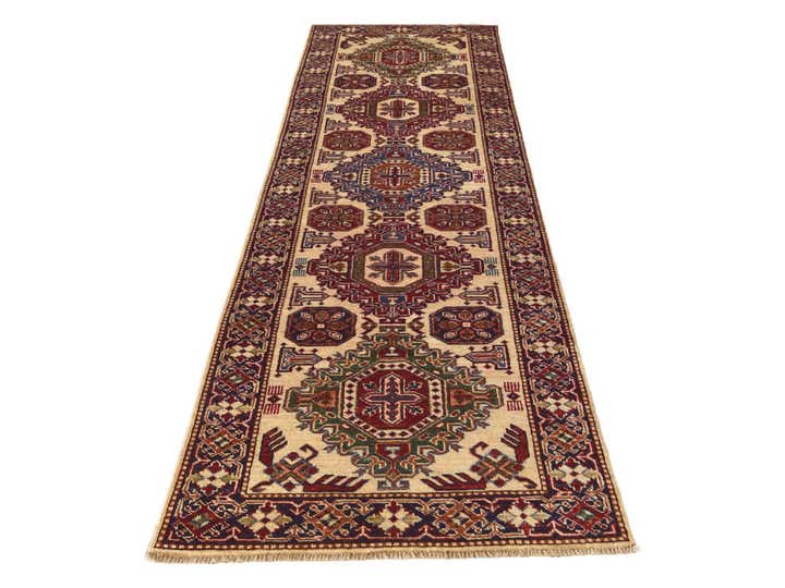 2' 6 x 8' 11 Hand Knotted Kazak Runner Rug