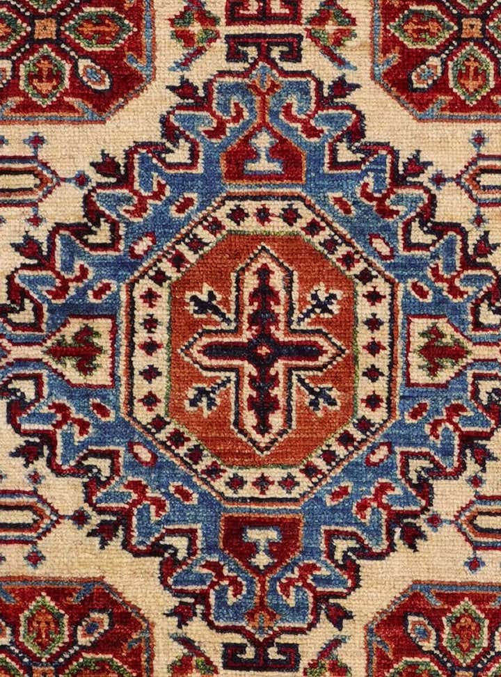 2' 6 x 8' 11 Hand Knotted Kazak Runner Rug
