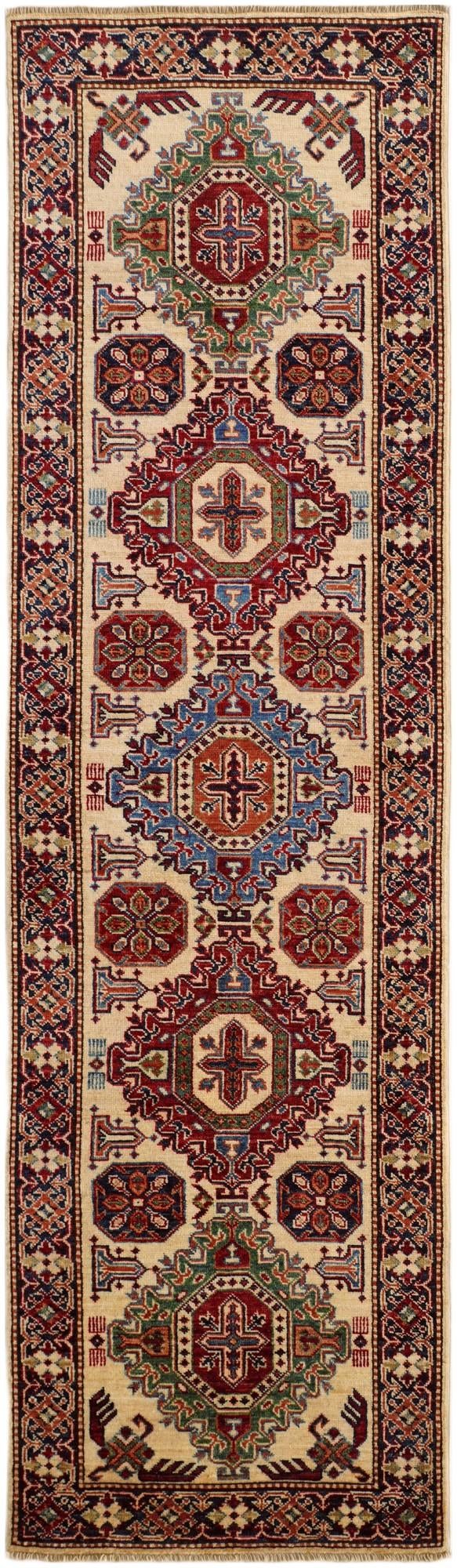 2' 6 x 8' 11 Hand Knotted Kazak Runner Rug