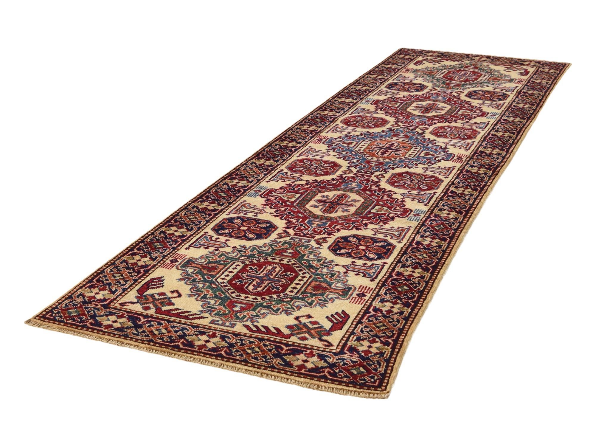 2' 6 x 8' 5 Hand Knotted Kazak Runner Rug
