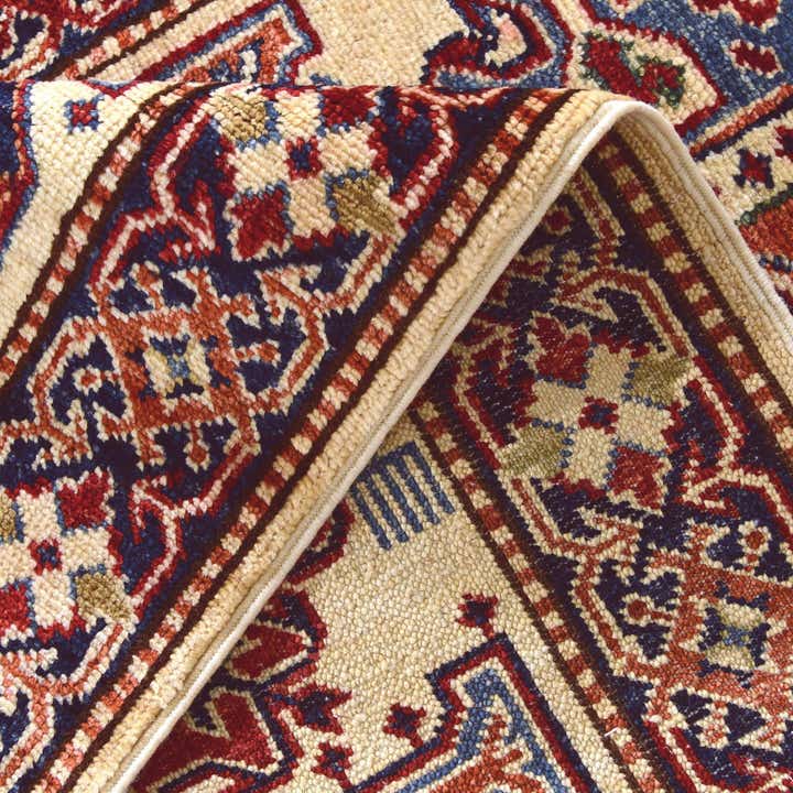 2' 6 x 8' 5 Hand Knotted Kazak Runner Rug