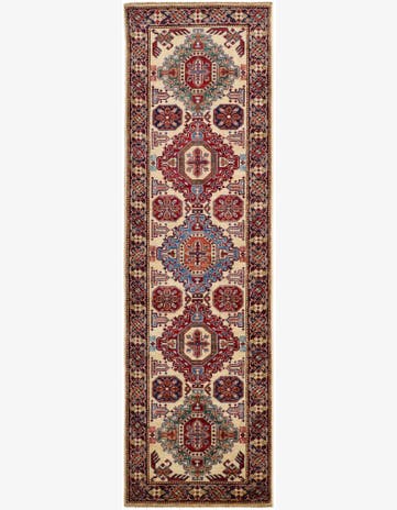 2' 6 x 8' 5 Hand Knotted Kazak Runner Rug