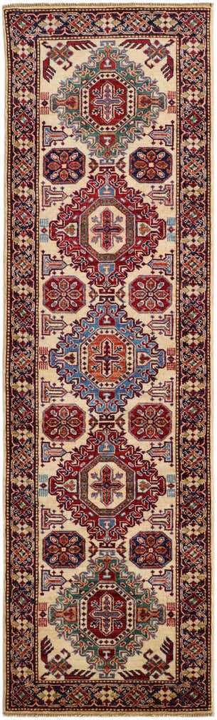 2' 6 x 8' 5 Hand Knotted Kazak Runner Rug