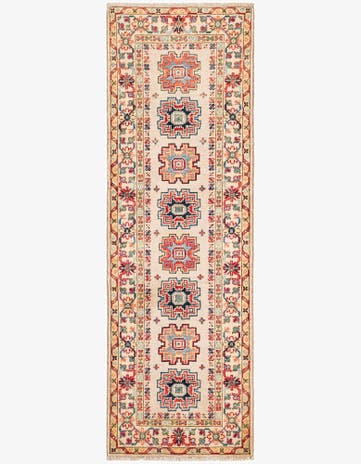 2' x 6' 2 Hand Knotted Kazak Runner Rug