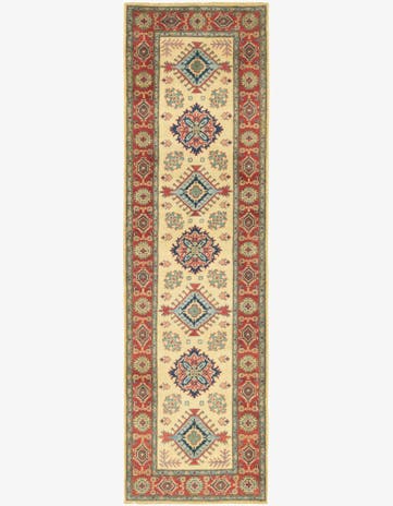 2' 9 x 9' 9 Hand Knotted Kazak Runner Rug