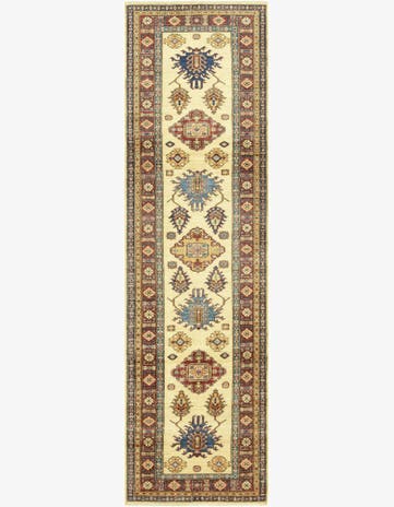 2' 8 x 9' 8 Hand Knotted Kazak Oriental Runner Rug