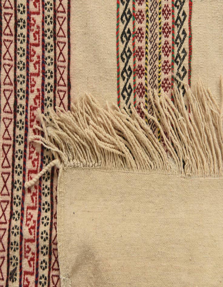 Detail image of 2' 5 x 8' 1  Hand Knotted Kilim Fars Persian Wool Runner Rug