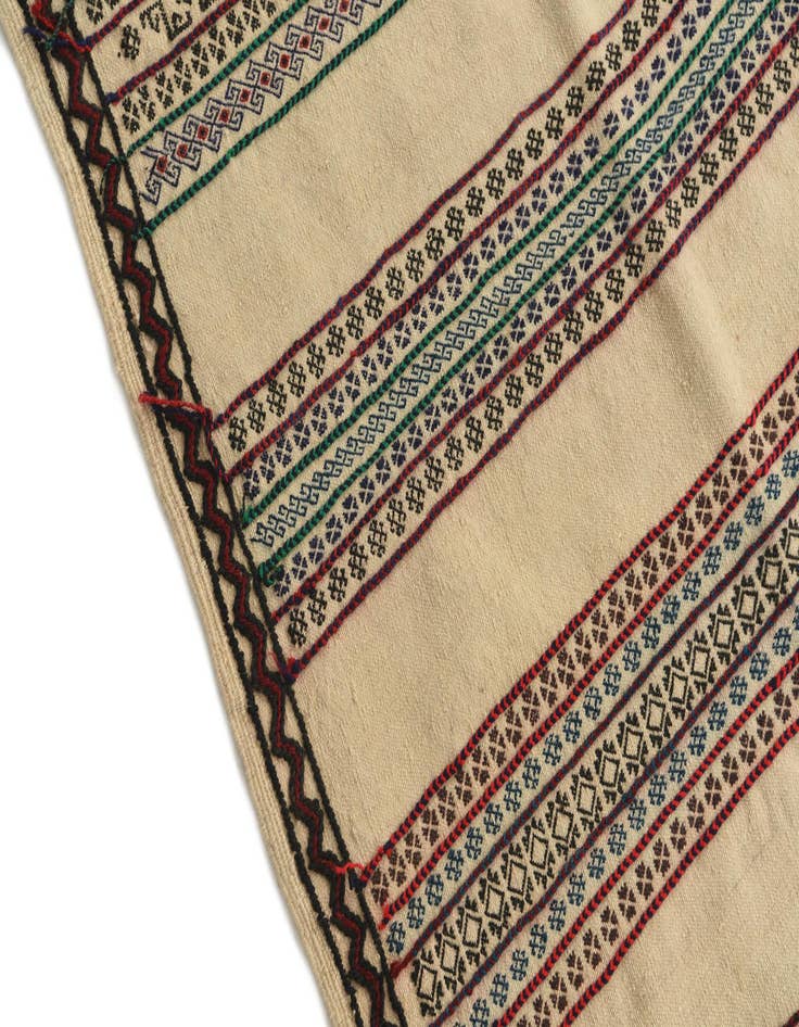 Detail image of 2' 5 x 8' 1  Hand Knotted Kilim Fars Persian Wool Runner Rug