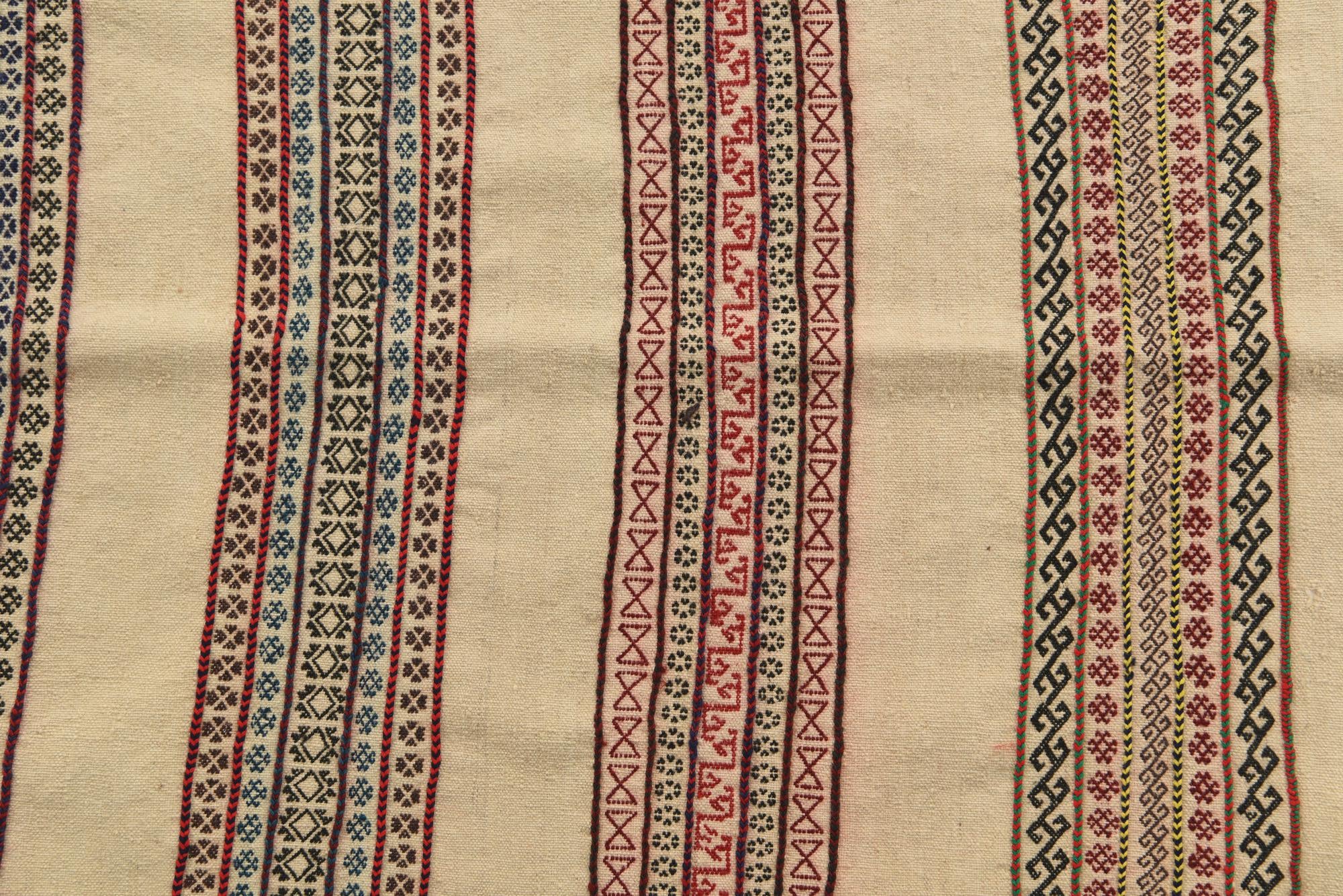 2' 5 x 8' 1 Hand Knotted Kilim Fars Persian Wool Runner Rug