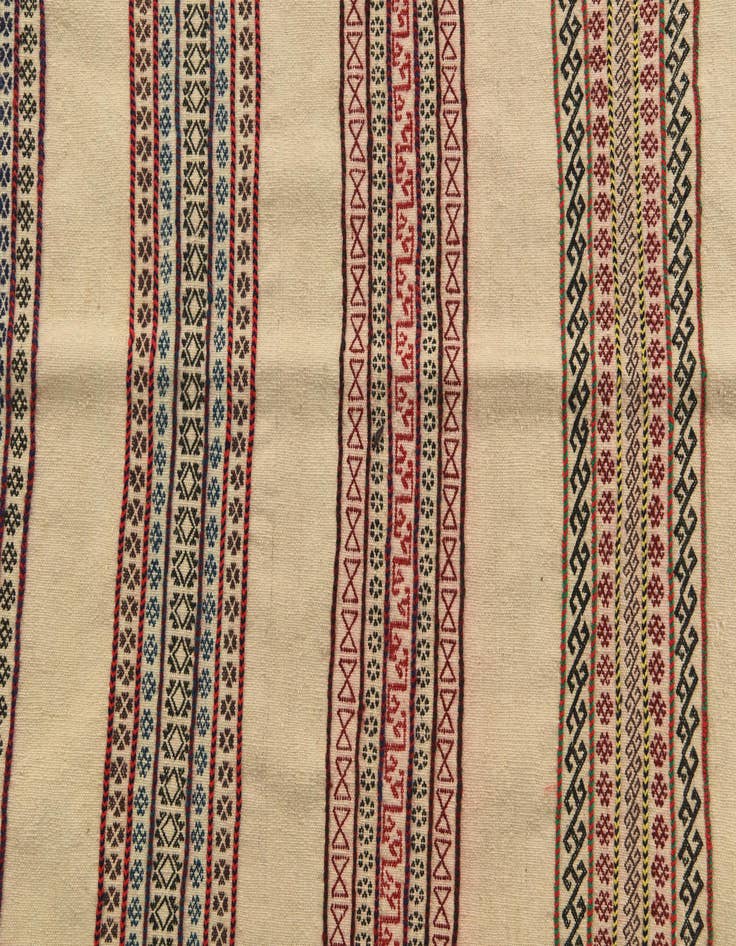 Detail image of 2' 5 x 8' 1  Hand Knotted Kilim Fars Persian Wool Runner Rug