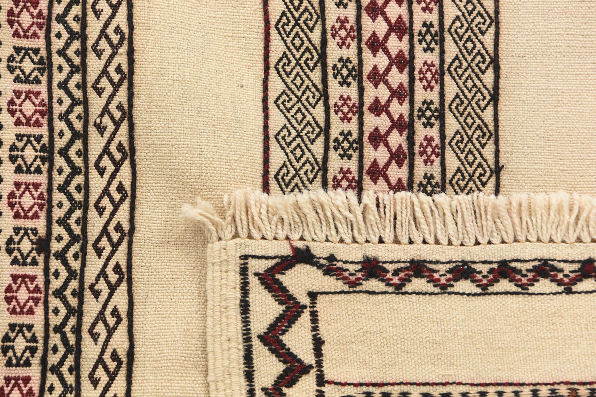 2' 3 x 6' 10 Hand Knotted Kilim Fars Persian Wool Runner Rug