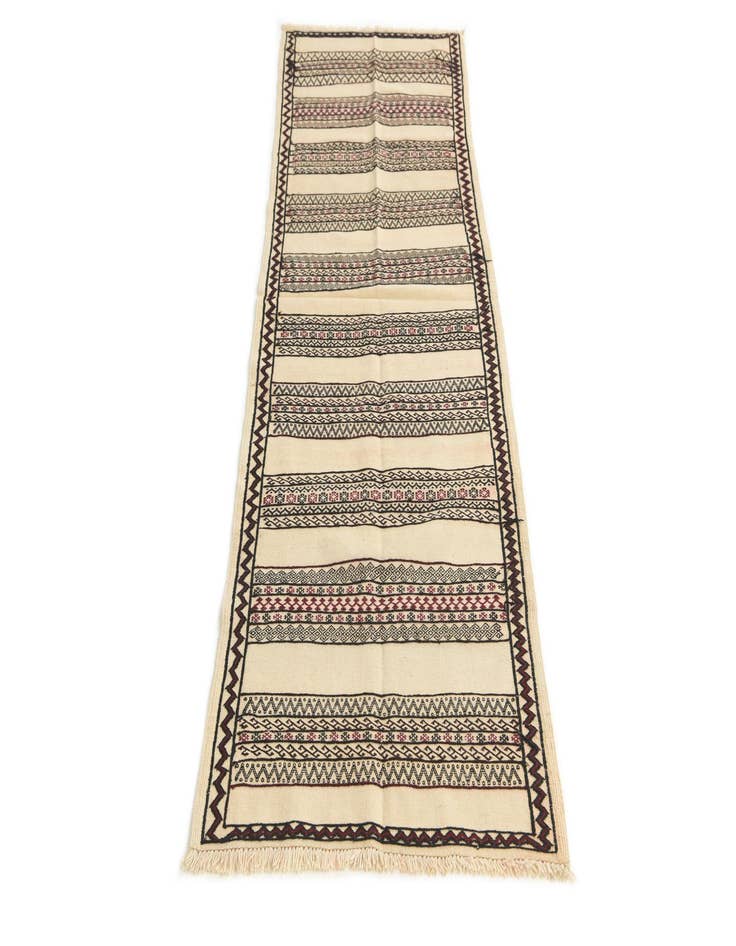 Detail image of 2' 3 x 6' 10 Hand Knotted Kilim Fars Persian Wool Runner Rug