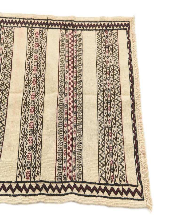 Detail image of 2' 3 x 6' 10 Hand Knotted Kilim Fars Persian Wool Runner Rug