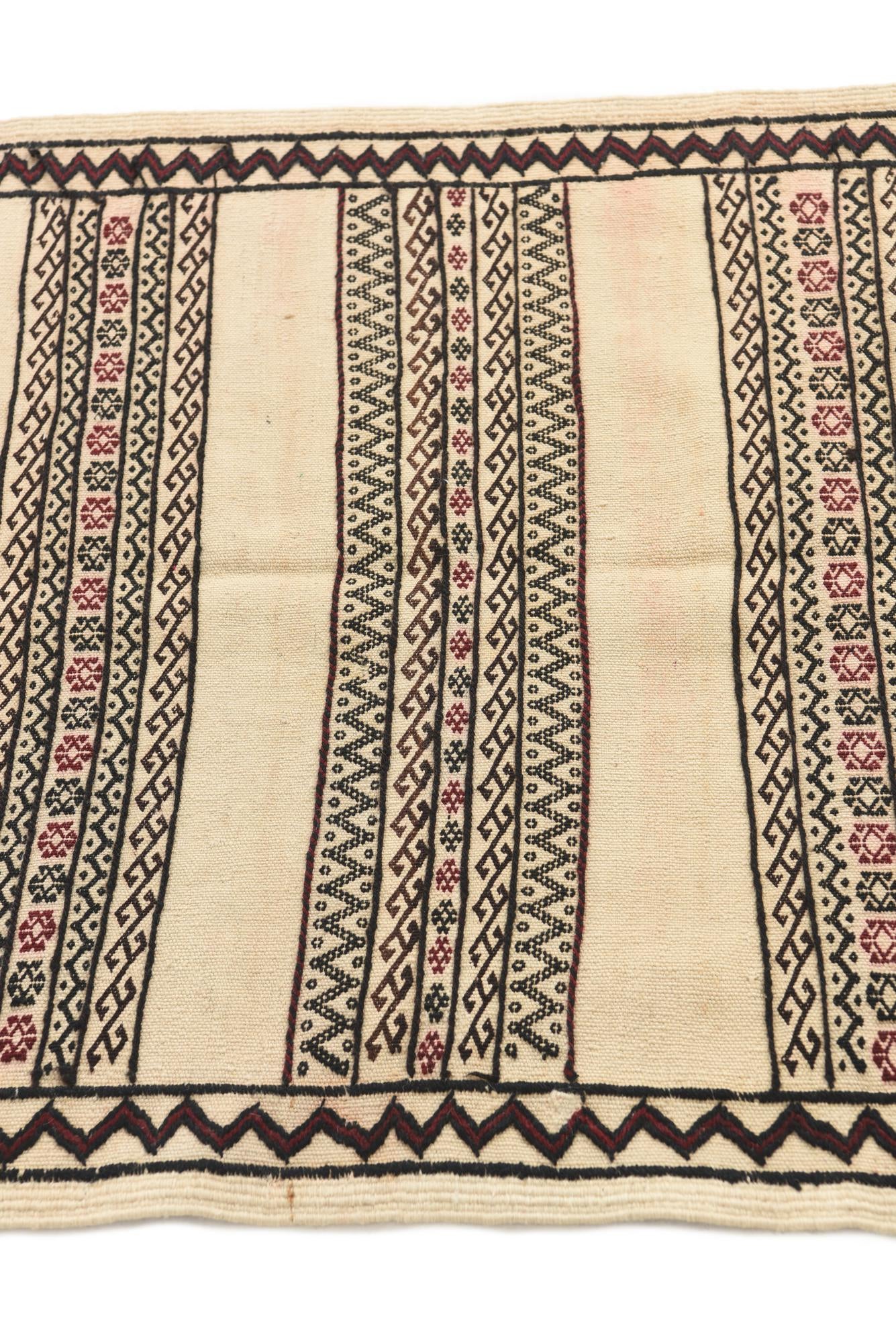 2' 3 x 6' 10 Hand Knotted Kilim Fars Persian Wool Runner Rug