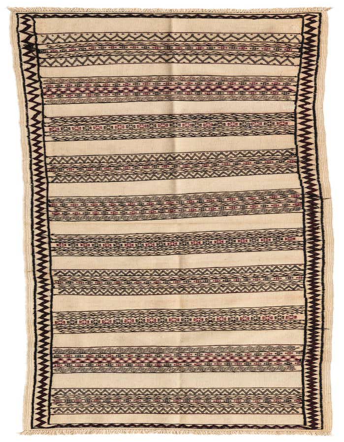 2' 3 x 6' 10 Hand Knotted Kilim Fars Persian Wool Runner Rug