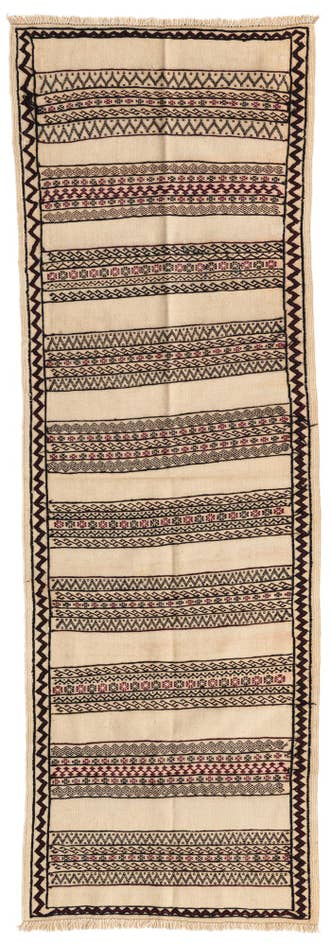 Detail image of 2' 3 x 6' 10 Hand Knotted Kilim Fars Persian Wool Runner Rug