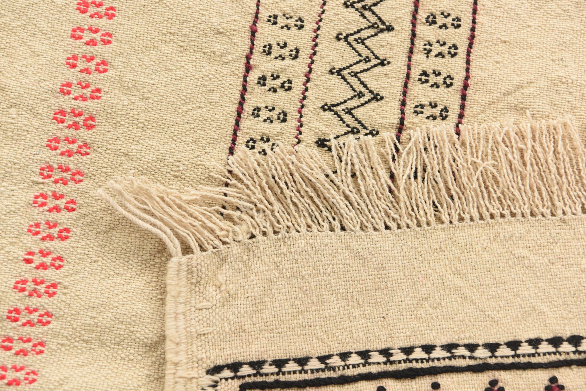 2' 5 x 6' 7 Hand Knotted Kilim Fars Persian Wool Runner Rug