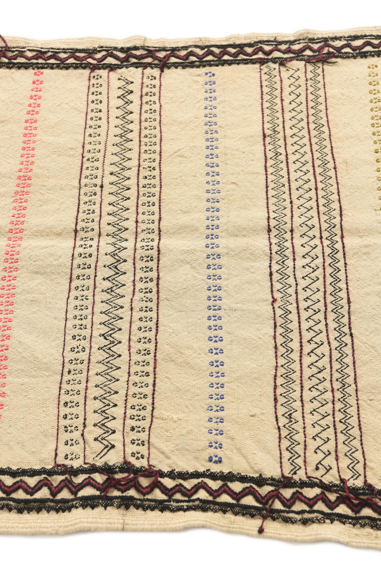 2' 5 x 6' 7 Hand Knotted Kilim Fars Persian Wool Runner Rug