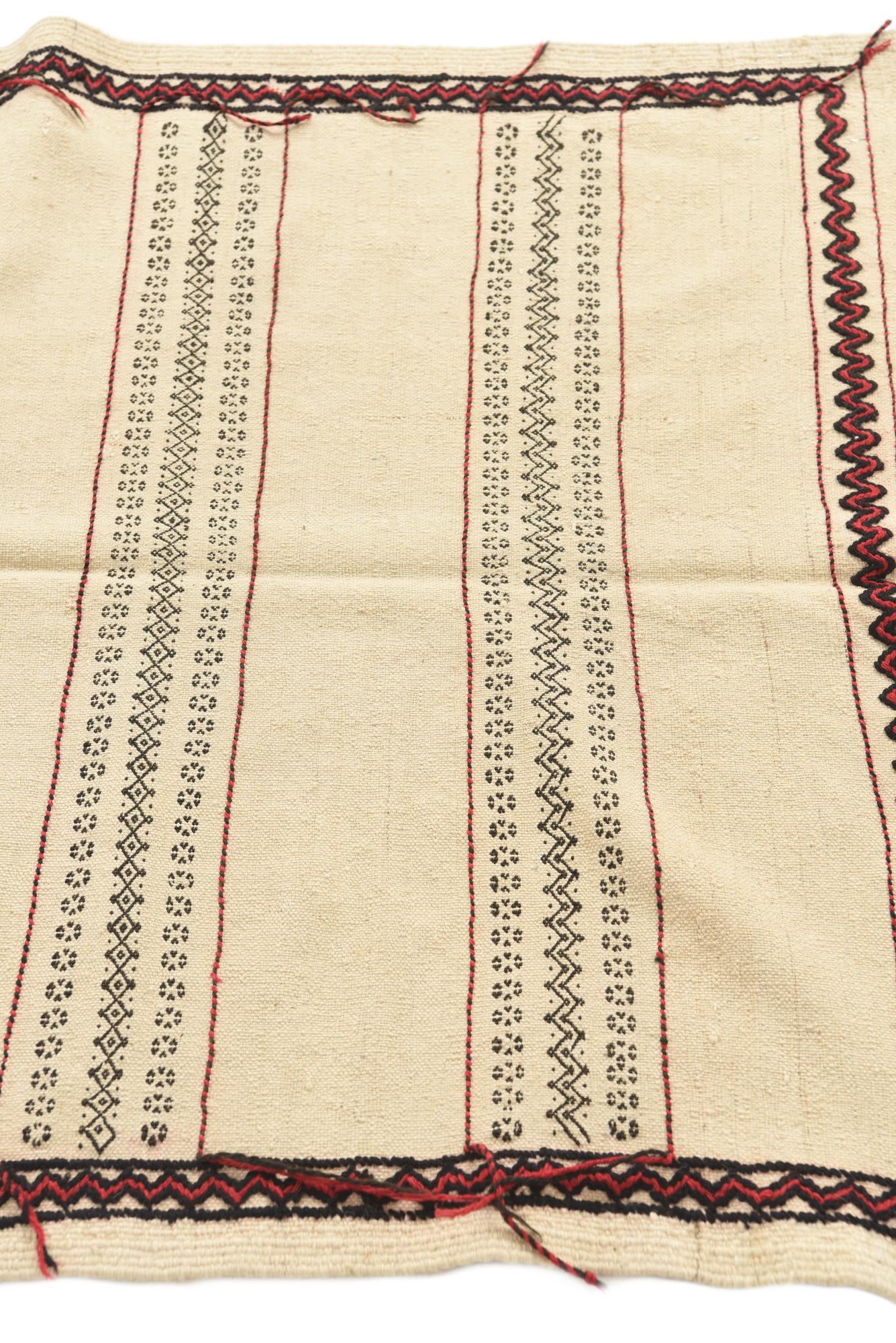 2' 9 x 7' 6 Hand Knotted Kilim Fars Persian Wool Runner Rug