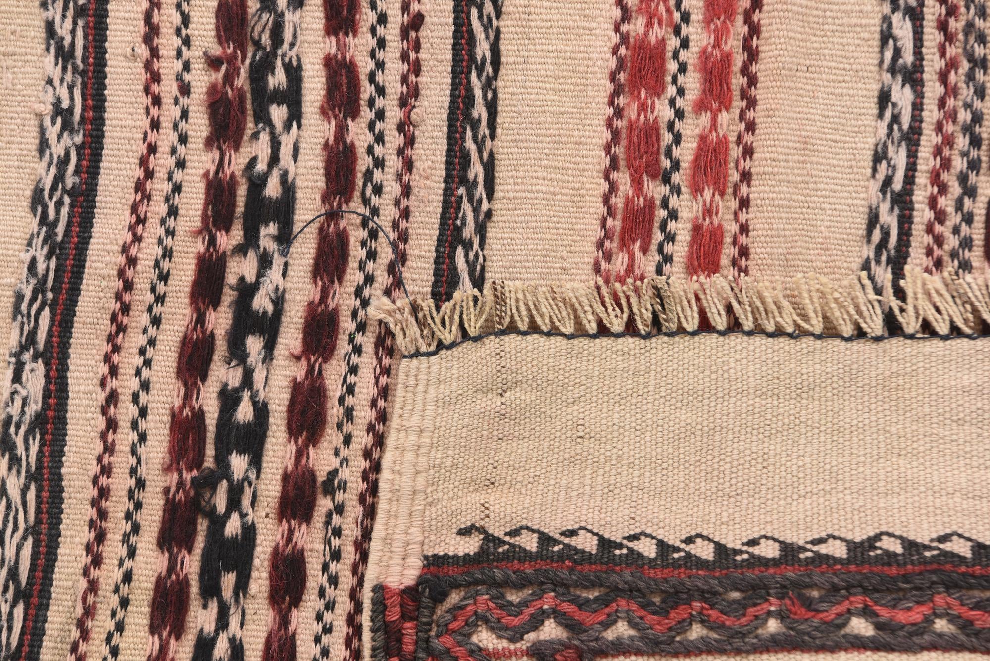 2' 4 x 9' 6 Hand Knotted Kilim Fars Persian Wool Runner Rug