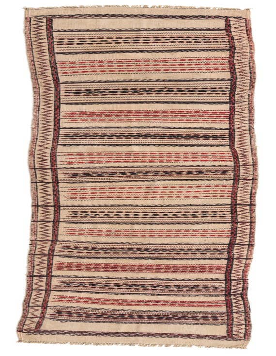 Detail image of 2' 4 x 9' 6 Hand Knotted Kilim Fars Persian Wool Runner Rug