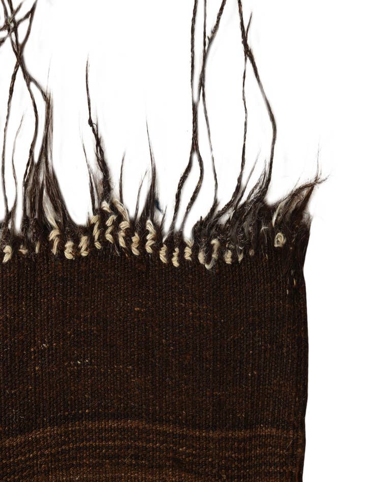 Detail image of 4' 10 x 14'  Hand Woven Kilim Fars Wool Runner Rug