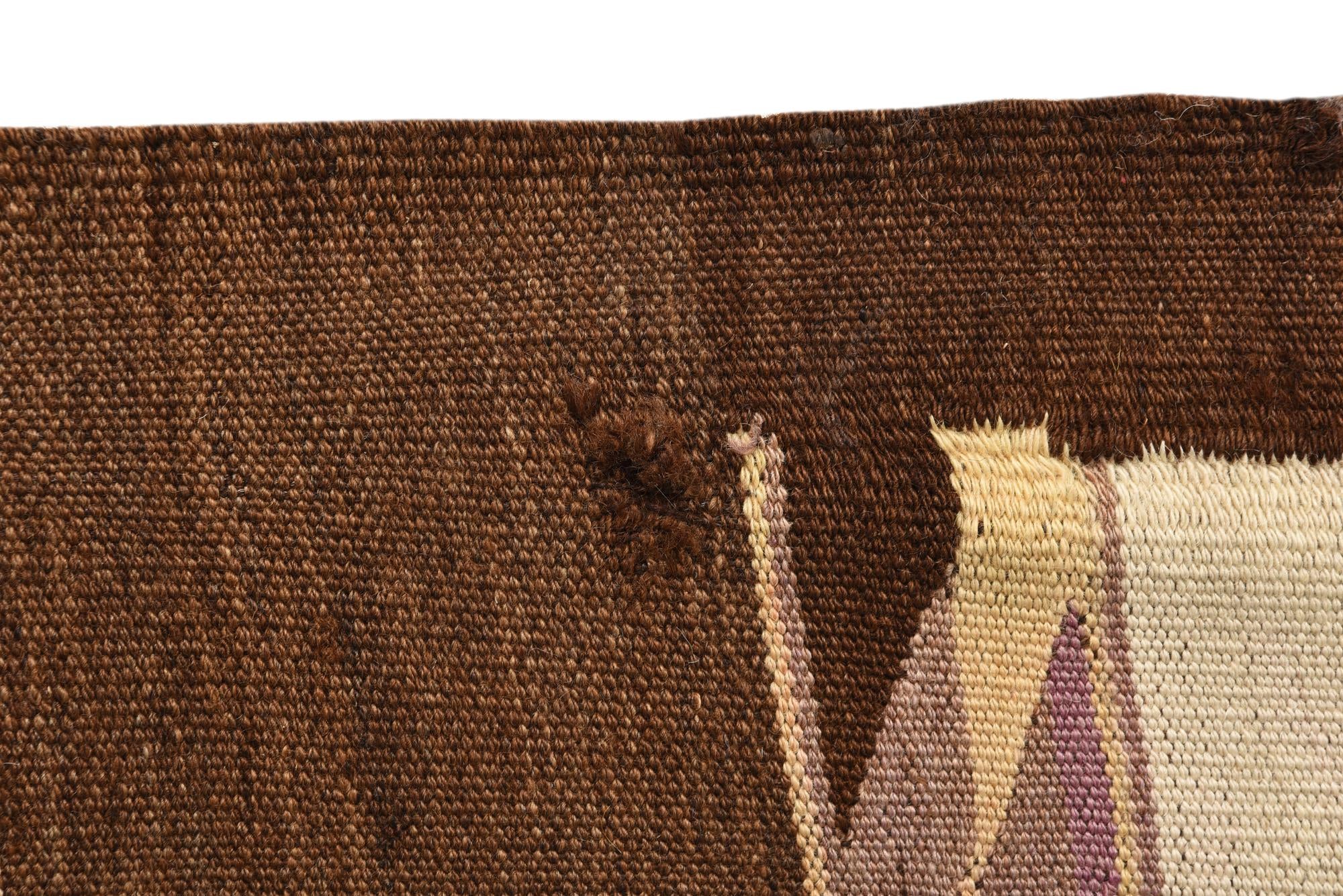 4' 10 x 14' Hand Woven Kilim Fars Wool Runner Rug