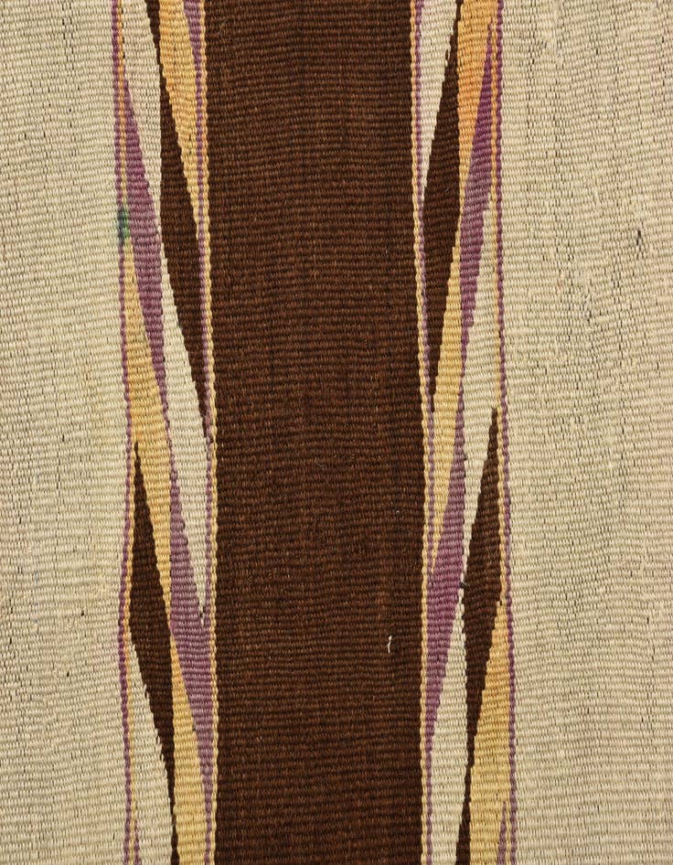 Detail image of 4' 10 x 14'  Hand Woven Kilim Fars Wool Runner Rug