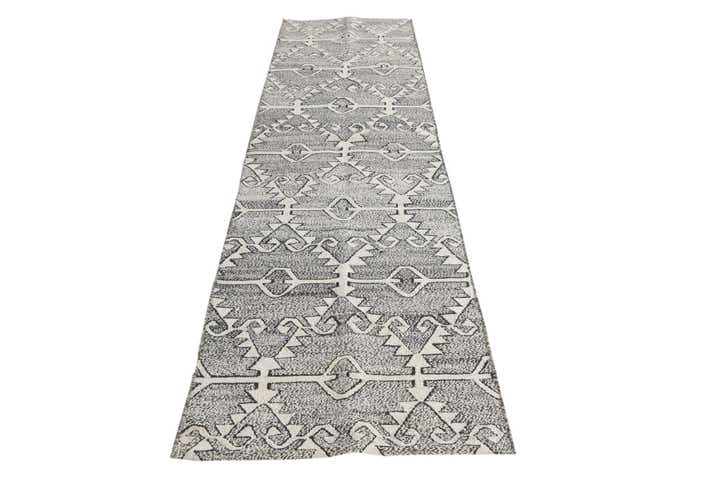 2' 6 x 9' 4 Hand Woven Kilim Modern Wool Runner Rug