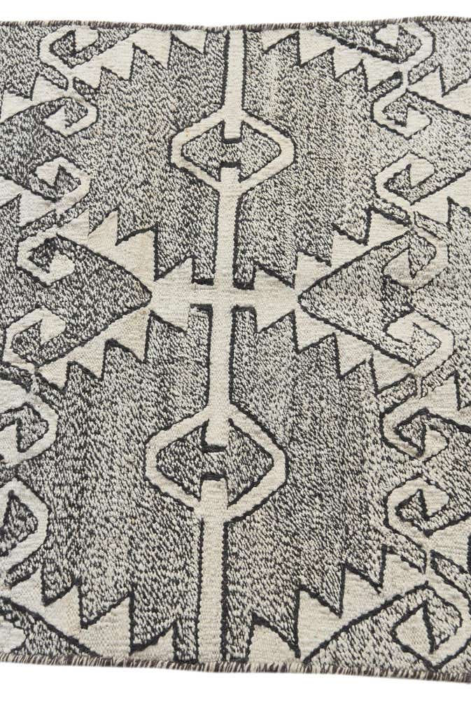 2' 6 x 9' 4 Hand Woven Kilim Modern Wool Runner Rug