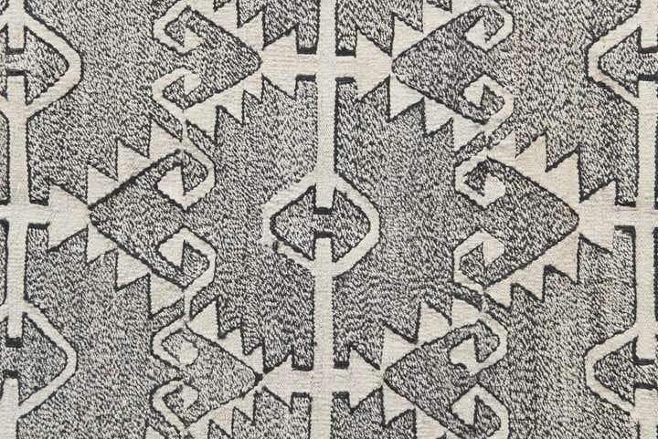2' 6 x 9' 4 Hand Woven Kilim Modern Wool Runner Rug