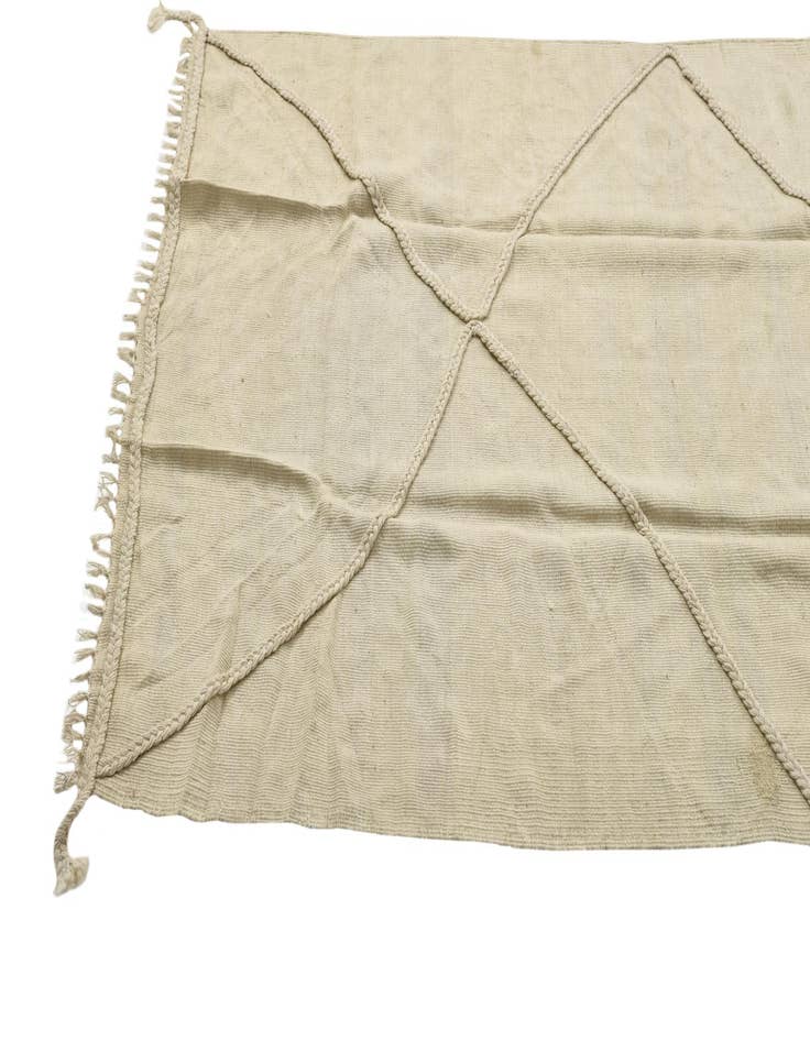 Detail image of 3' 6 x 10' 9  Hand Woven Kilim Modern Wool Runner Rug