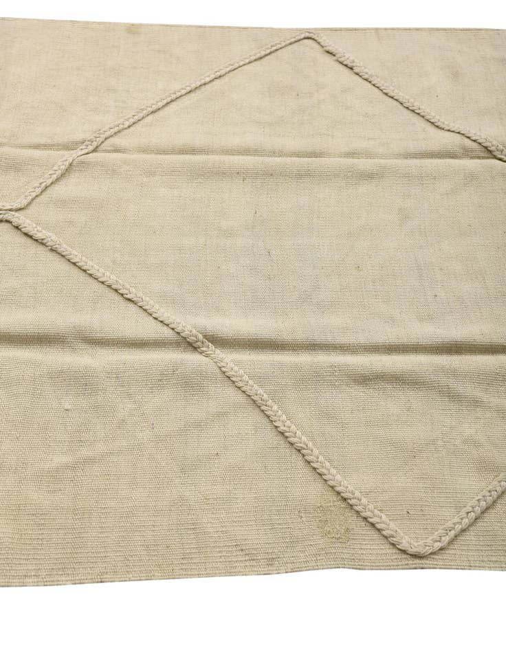 Detail image of 3' 6 x 10' 9  Hand Woven Kilim Modern Wool Runner Rug