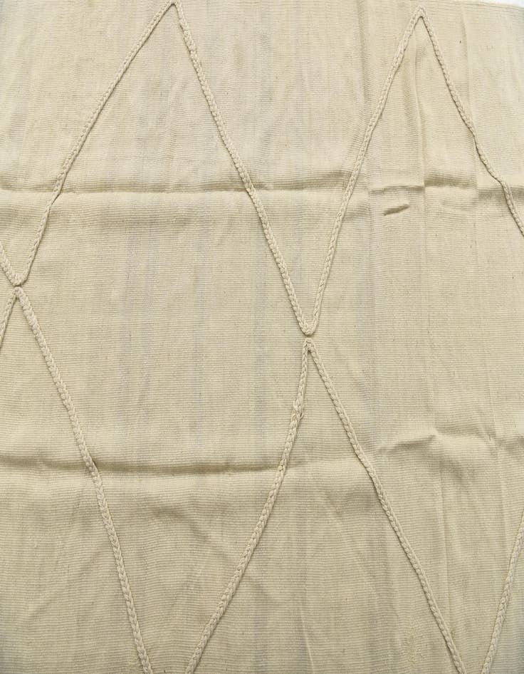 Detail image of 3' 6 x 10' 9  Hand Woven Kilim Modern Wool Runner Rug