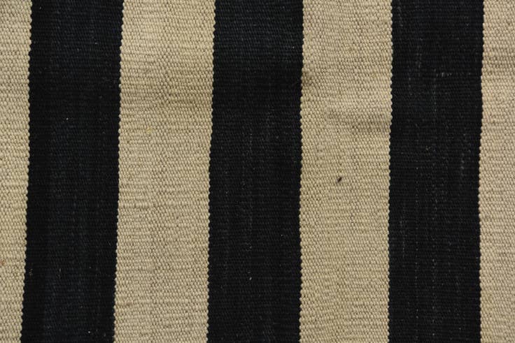 Detail image of 1' 9 x 14' 5 Hand Woven Kilim Modern Wool Runner Rug