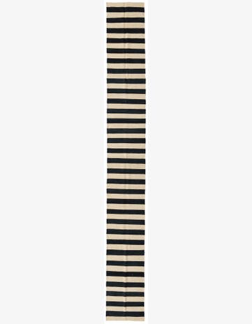 1' 9 x 14' 5 Hand Woven Kilim Modern Wool Runner Rug