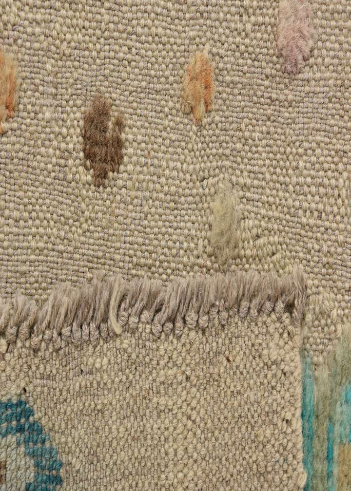 2' 8 x 12' 7 Hand Woven Kilim Modern Wool Runner Rug