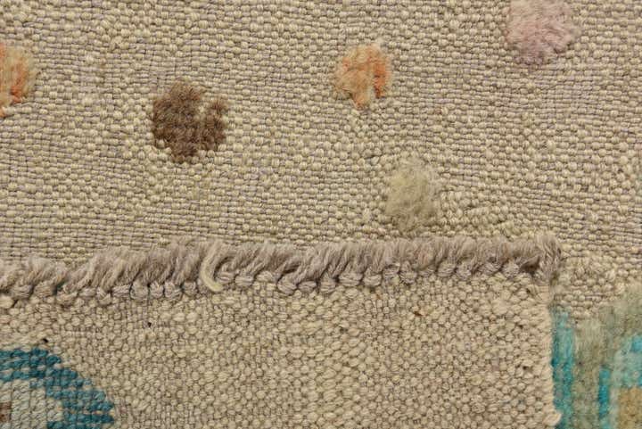 2' 8 x 12' 7 Hand Woven Kilim Modern Wool Runner Rug