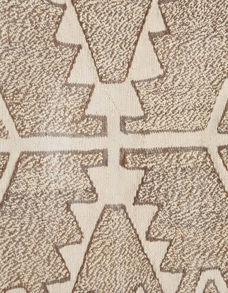 Detail image of 2' x 7' 5  Hand Woven Kilim Modern Wool Runner Rug