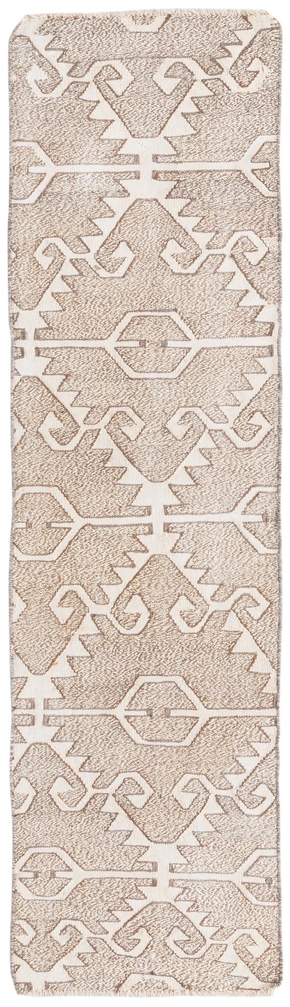 2' x 7' 5 Hand Woven Kilim Modern Wool Runner Rug