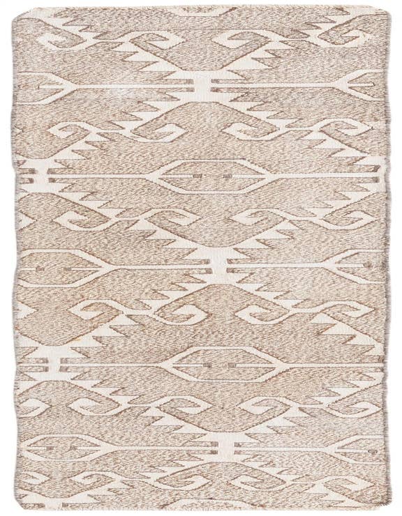 Detail image of 2' x 7' 5 Hand Woven Kilim Modern Wool Runner Rug