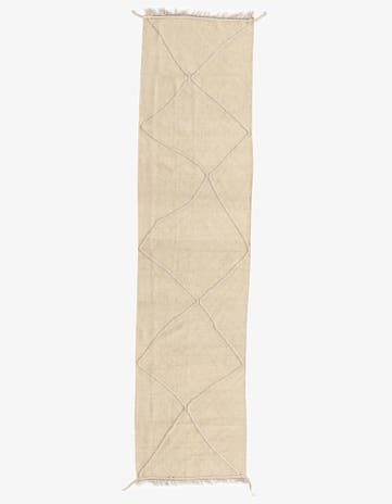 3' 4 x 9' 10 Hand Woven Kilim Modern Wool Runner Rug