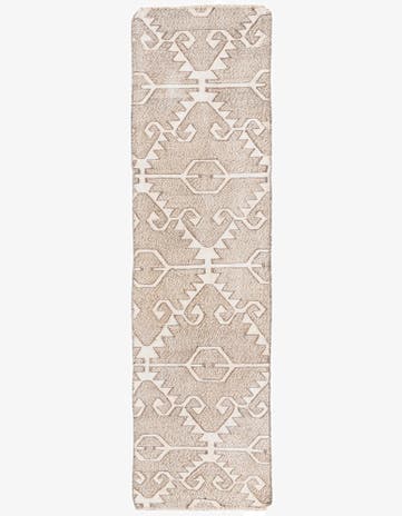 2' x 7' 5 Hand Woven Kilim Modern Wool Runner Rug