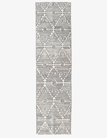 2' 6 x 9' 4 Hand Woven Kilim Modern Wool Runner Rug