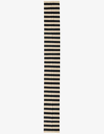 1' 9 x 14' 5 Hand Woven Kilim Modern Wool Runner Rug