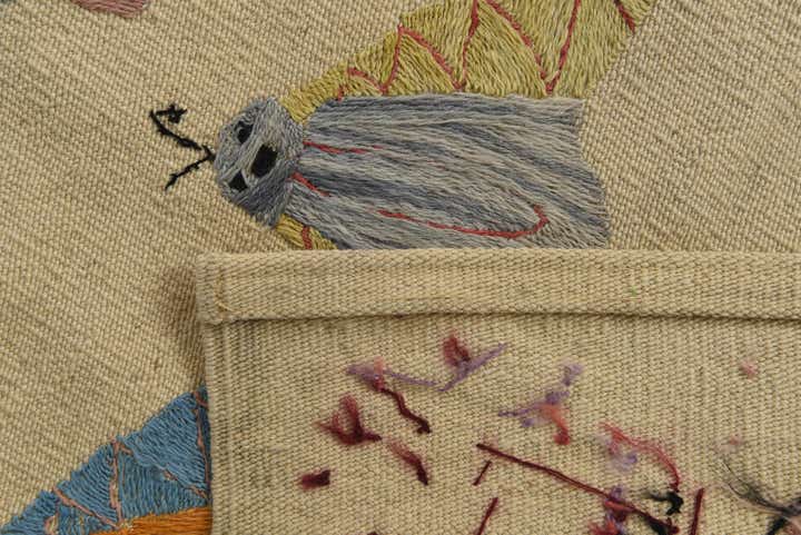 85cm x 280cm Tejido a mano Kilim Suzani Alfombra Lana Pasillera
