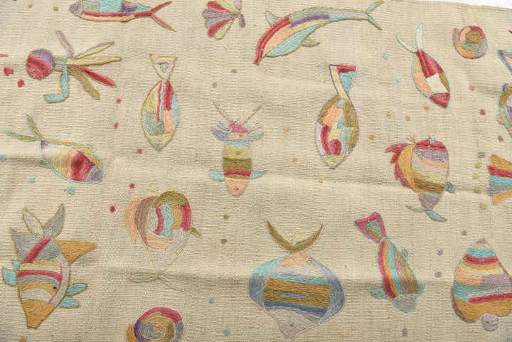 2' 5 x 7' 8 Hand Woven Kilim Suzani Wool Runner Rug
