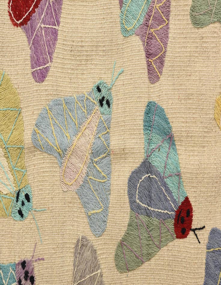 Detail image of 2' 3 x 7' 10  Hand Woven Kilim Suzani Wool Runner Rug